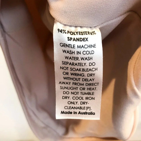 Nookie Revolve Cutout Long Sleeve Going Out Cream Blush Bodycon Mini Dress M - Picture 7 of 9